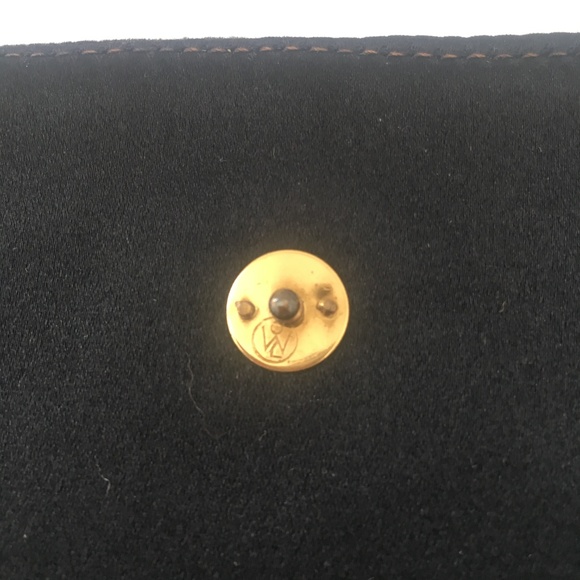 Vintage 1960's Gucci satin & velvet clutch - Picture 8 of 8